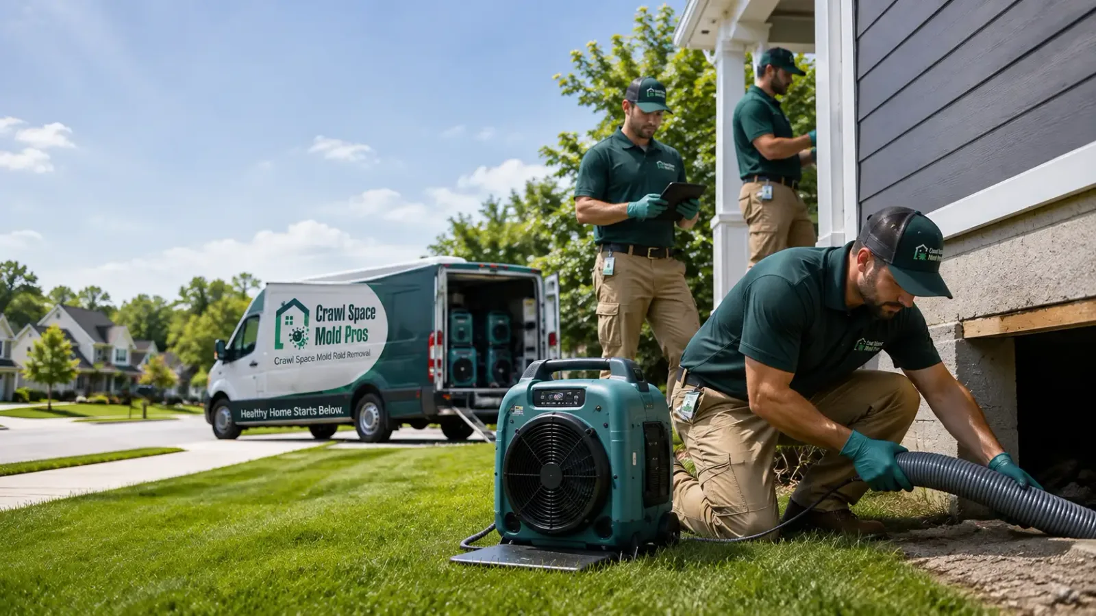 Crawl Space Mold Removal in Belmont, WI